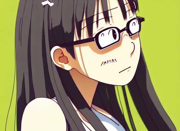 Image similar to an illustration of nagatoro - san, finely detailed features, closeup at the face, perfect art, at a festival, teasing and bullying, trending on pixiv fanbox, illustrated by nanashi, yuichi kato, take, studio ghibli, shinichi fukuda