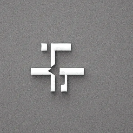 Prompt: letter s, stone, logo, geometric, symmetrical, minimalism, trending dribbble, behance