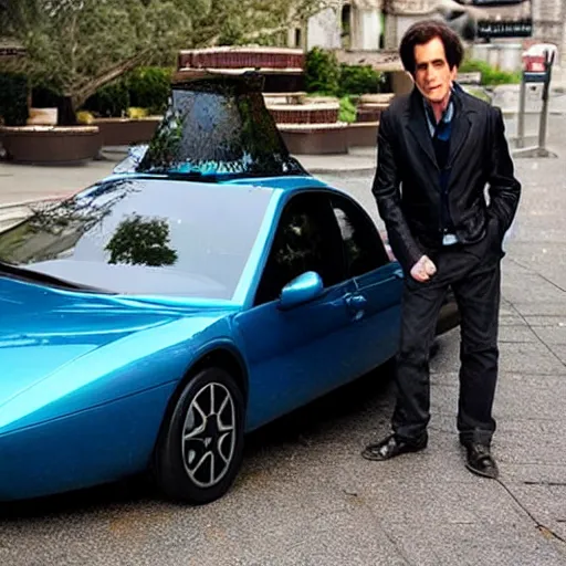 Prompt: david copperfield as a car