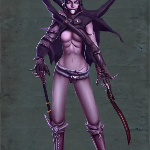 Prompt: PSX JRPG character portrait of a dark elf rogue necromancer