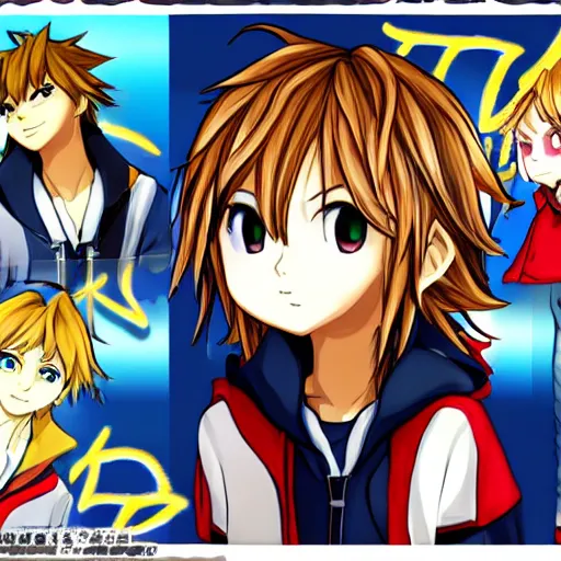 Prompt: sora by hikarujen anime style