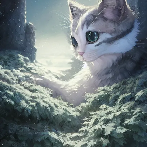 Prompt: highly detailed cat furry, fursona, furry art, white fur, stephen bliss, unreal engine, fantasy art by greg rutkowski, loish, rhads, ferdinand knab, makoto shinkai and lois van baarle, ilya kuvshinov, rossdraws, tom bagshaw, global illumination, radiant light, detailed and intricate environment