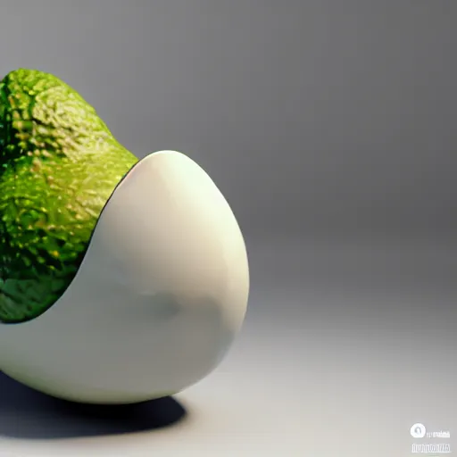 Image similar to : avocado shaped toilet, cinematic lighting, hyper - realistic, detailed, marcel duchamp, render by c 4 d octane, unreal engine, 8 k 3 d render