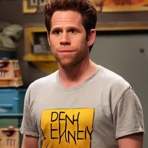 Prompt: it's always sunny in philadelphia dennis the golden god