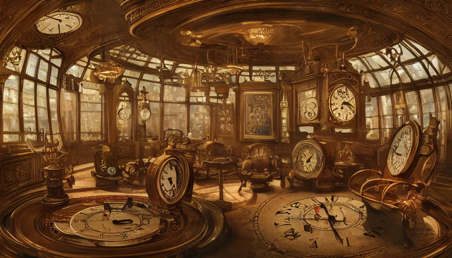 ArtStation - Steampunk Clock