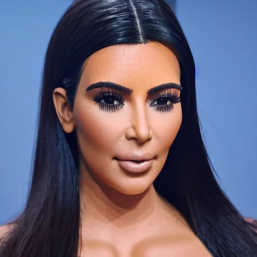 Image similar to kim kardashian as a muppet in sesame street, 8k resolution, full HD, cinematic lighting, award winning, anatomically correct