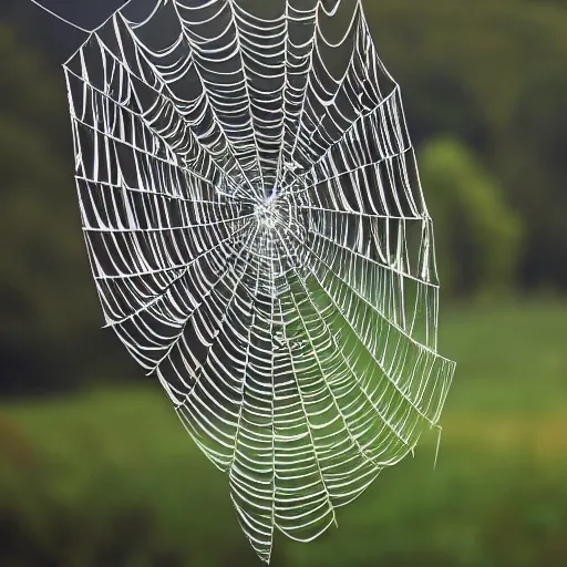 Image similar to spider web in the shape of a sheep