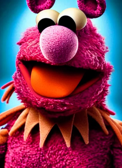 Image similar to studio portrait still of muppet!!!!! vision in avengers endgame!!!!!! as a muppet muppet as a muppet, 8 k, studio lighting, key light,