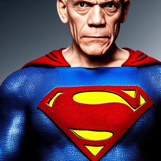 Prompt: John Malkovich as superman