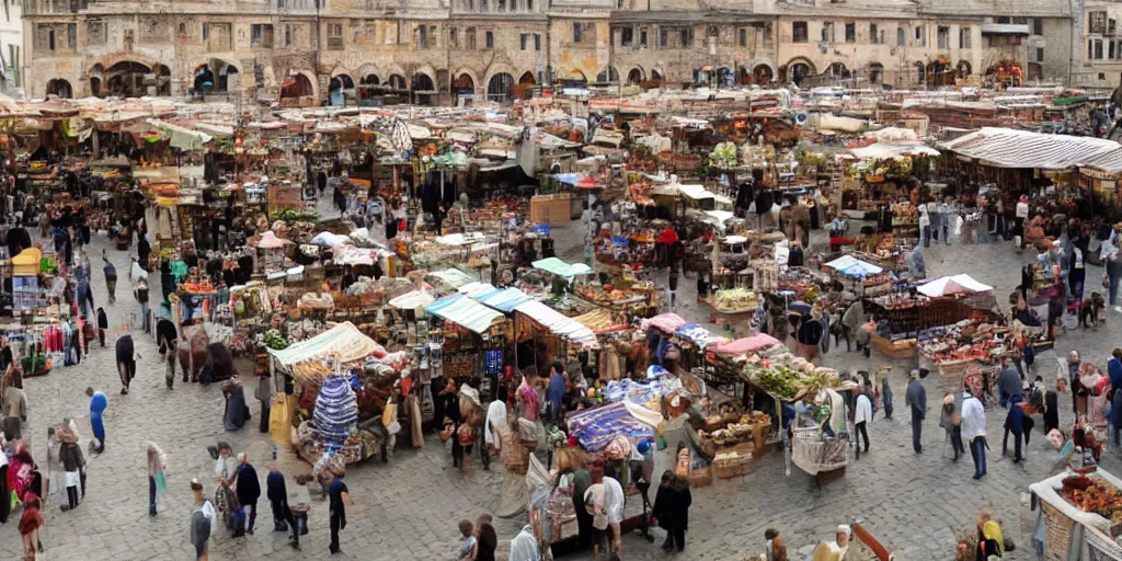 Image similar to Ancient roman market bazaar