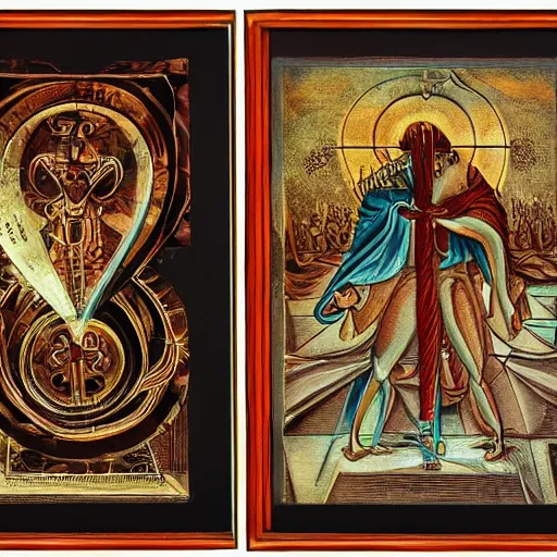 Image similar to diabolus in musica, two frame composition