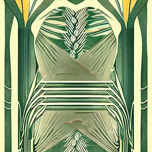 Prompt: botanical illustration of bitcoin, art deco