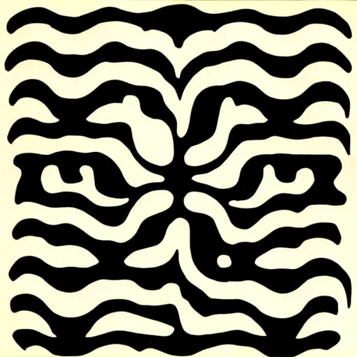 Image similar to beach house album artwork, op art, album cover