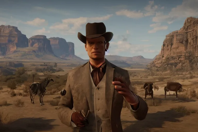 Prompt: a video game version of Westworld