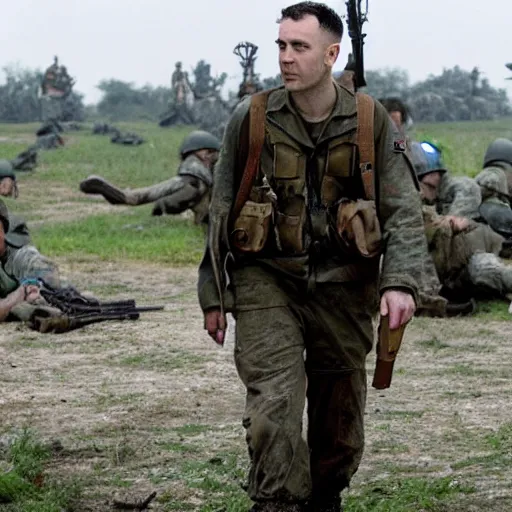 Prompt: grimes in saving private ryan