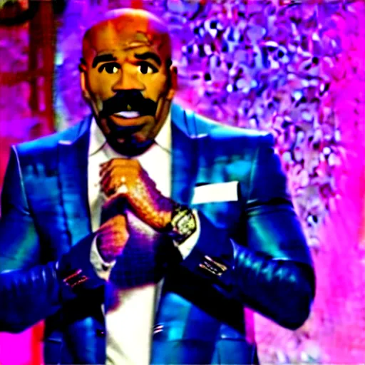 Prompt: steve harvey being spider - man.