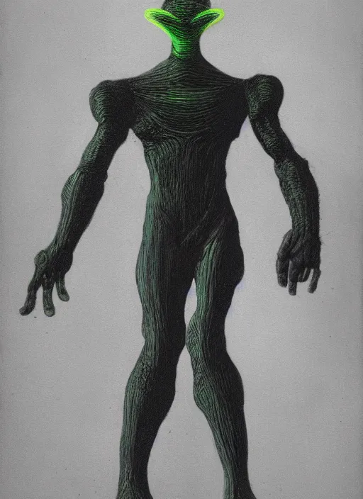 Prompt: dark samus in the style of zdzisław beksinski, full body portrait