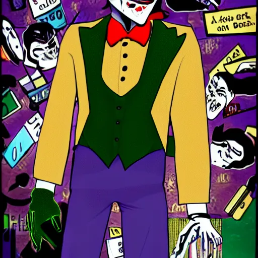 Prompt: Streamer Jerma985 as Joker