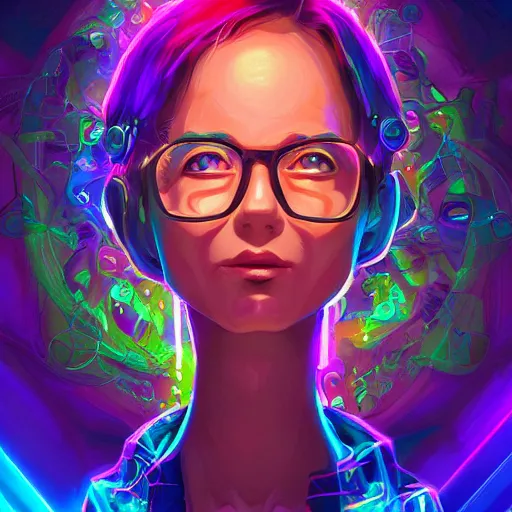 Image similar to skill magic geek inside matrix deepdream radiating a glowing aura stuff loot legends stylized digital illustration video game icon artstation lois van baarle, ilya kuvshinov, rossdraws,