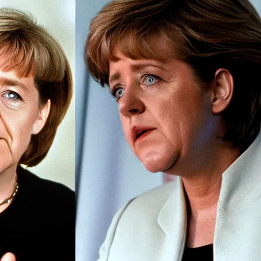 Prompt: Angela Merkel as Ellen Ripley in the movie Aliens by Ridley Scott