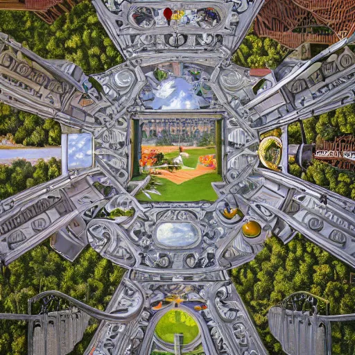 Prompt: A Well-known playground, by Hugh Kretschmer, Filippo Lippi, Omni Dimension, Overlooking Aerial, Ray tracing, 20mm, Close Up