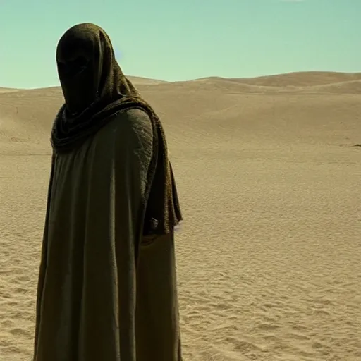 Image similar to a sand wraith. Movie still