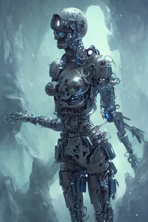 Image similar to Cybernetic Diaper Armor, fantasy, magic, digital illustration by WLOP and Seb McKinnon, ultra detailed