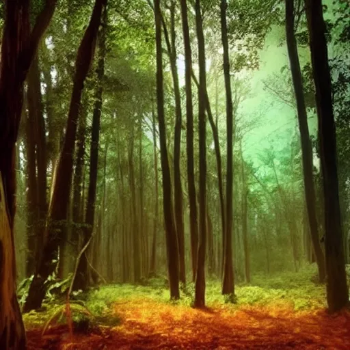 Image similar to un bosque magico