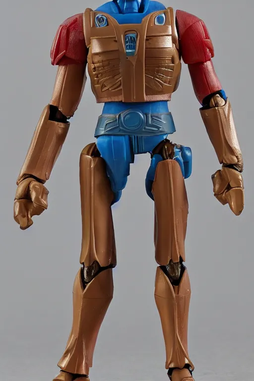 Prompt: 1 9 8 6 kenner action figure, 5 points of articulation, perfect human proportions, sci fi, 8 k resolution, high detail, front view, t - pose, space, star, he - man, gi joe, he man, warhammer 4 0 0 0