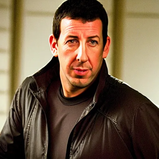 Prompt: Adam Sandler in Mission Impossible