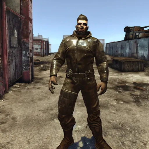 Image similar to sergeant dornan from fallout 2 in fallout 4