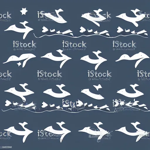 Prompt: vector art whales