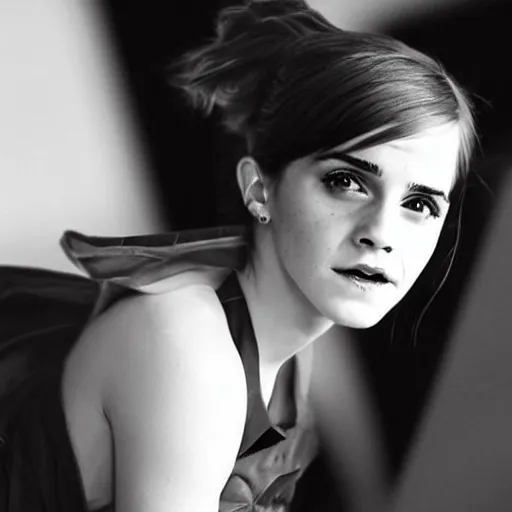 Image similar to Emma Watson as a mouse