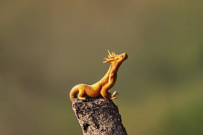 Prompt: wildlife photography tiny dragon by Emmanuel Lubezki