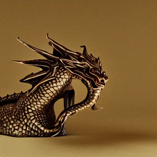Image similar to a melting dragon