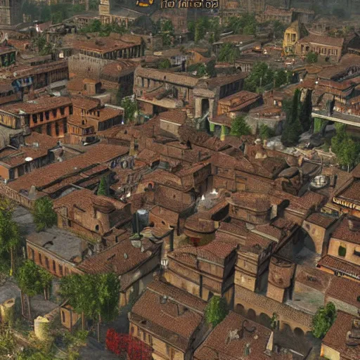 Prompt: the city of Bologna featured in Elder Scrolls IV Oblivion