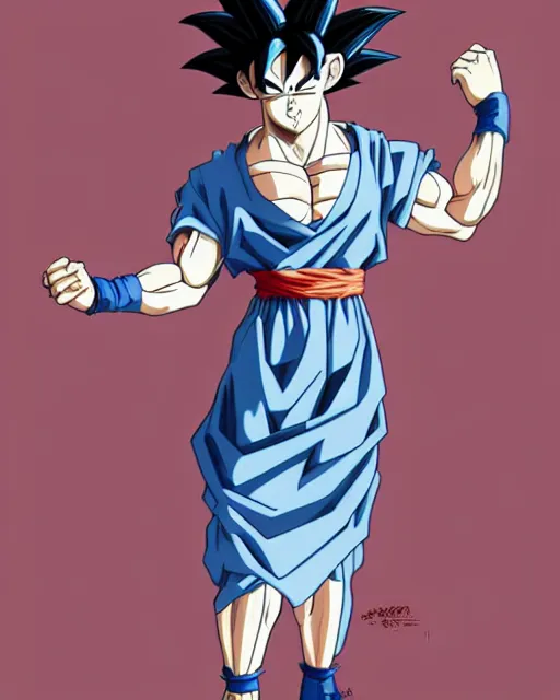 ArtStation - Dragon Ball Goku ssj Blue concept art