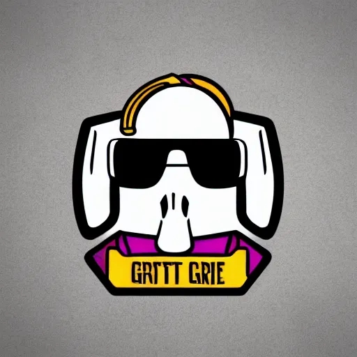 Prompt: in the style of max prentis and deathburger and laurie greasley a vector e-sports sticker logo of a goose wearing sunglasses, highly detailed, colourful, 8k wallpaper