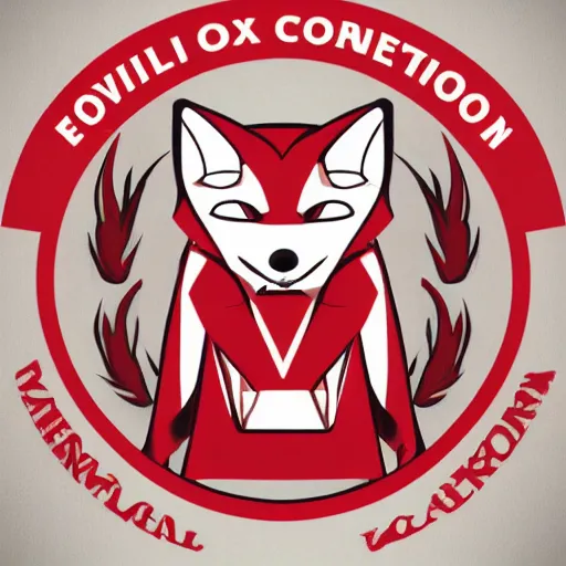 Image similar to logo for evil corporation that involves foxes