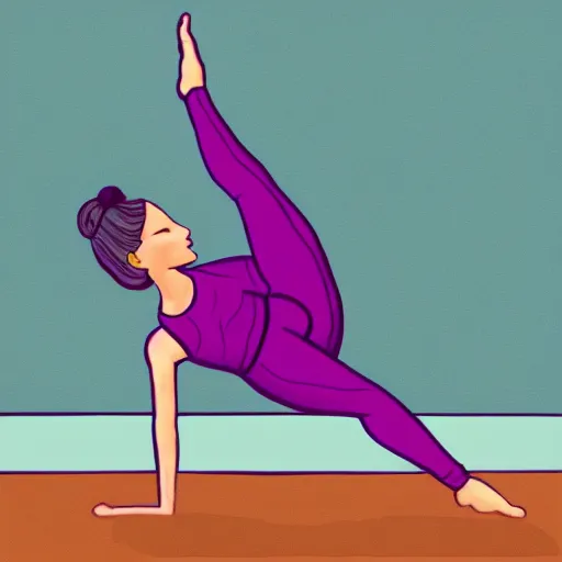 Image similar to illustration hanumanasana