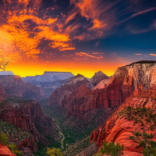 Prompt: highly detailed concept art of award winning cinematic still of man praying with hands up in zion national park, rock formations, colorful sunset, epic, cinematic lighting, dramatic angle, heartwarming drama directed by Steven Spielberg, t, wallpaper