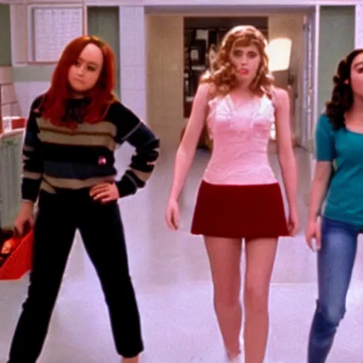 Image similar to Lego!! Mean Girls, movie still, cinematic