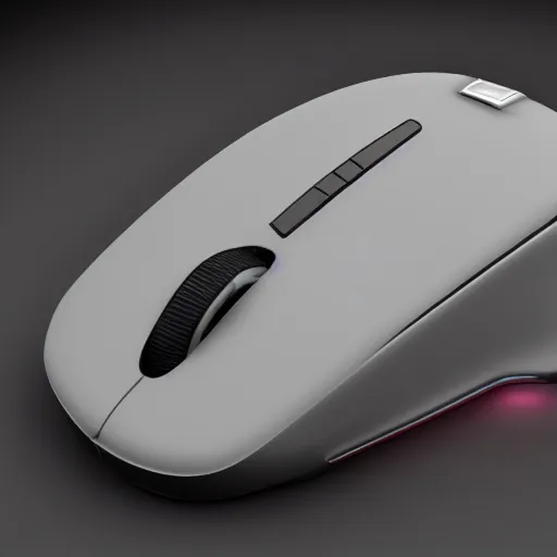 Prompt: futuristic computer mouse, product design by testa, sci-fi, studio lighting, unreal engine 5, product concept