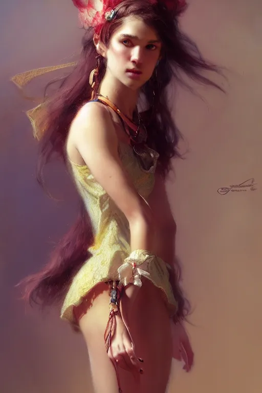 Prompt: a full body portrait of a good looking girl wearing cute outfit, high detail, cleary see face, by gaston bussiere, bayard wu, greg rutkowski, odd nerdrum, maxim verehin, realism, harsh lighting, dan dos santos, masterpiece, sharp focus, cinematic lightning