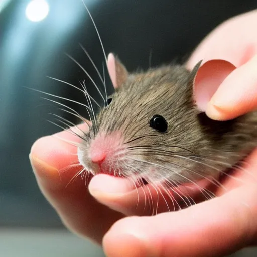 Image similar to a mouse inside of a human's head, controlling him like a robot