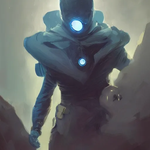 Prompt: a insanely detailed painting of a masked superhero wearing a costume staring at the computer nervously and clicking on the mouse in the style of peter mohrbacher, dramatic lighting and composition, trending on artstation, concept art, comic book