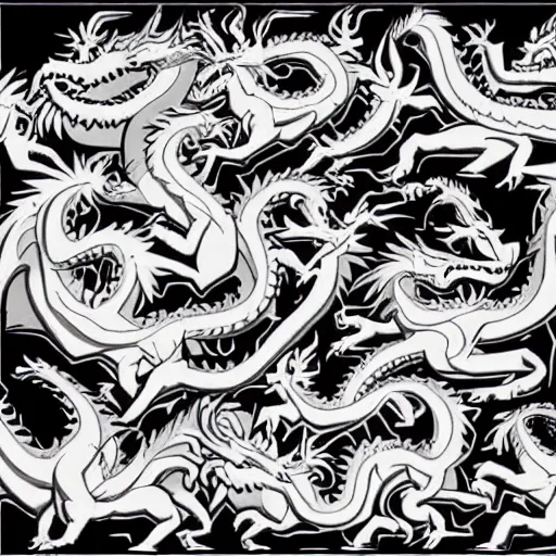 Walking animation sprite sheet of dragon by Don Bluth, Stable Diffusion