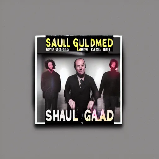 Prompt: 3d render Saul Goodman shoegaze album cover