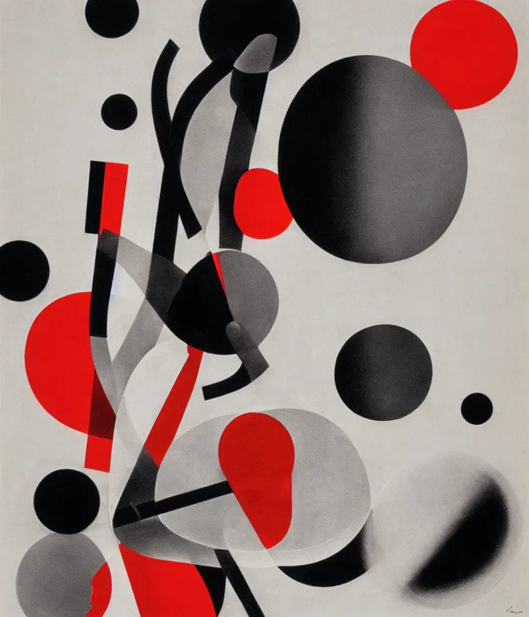 Image similar to artwork by laszlo moholy nagy