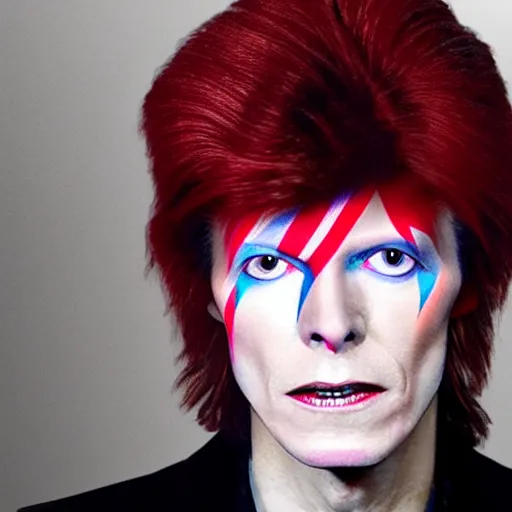 Prompt: Javier Milei as David Bowie